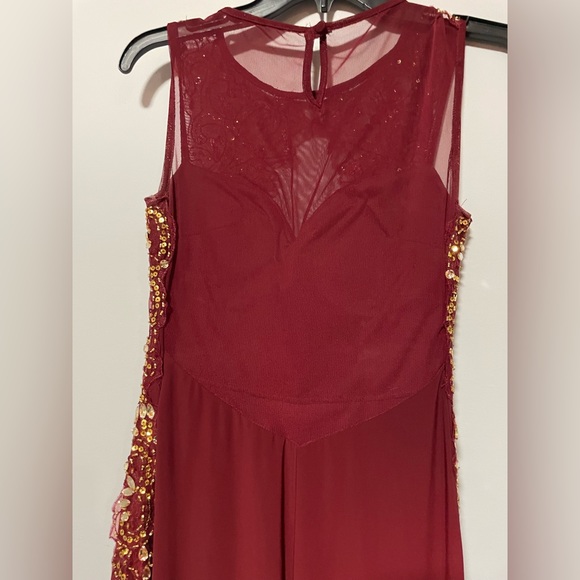Dresses Dillards Burgundy Formal Dress Poshmark